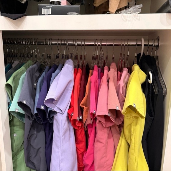 Women's Teal High Waisted Jogger and Scrub Set - Picture 5 of 5